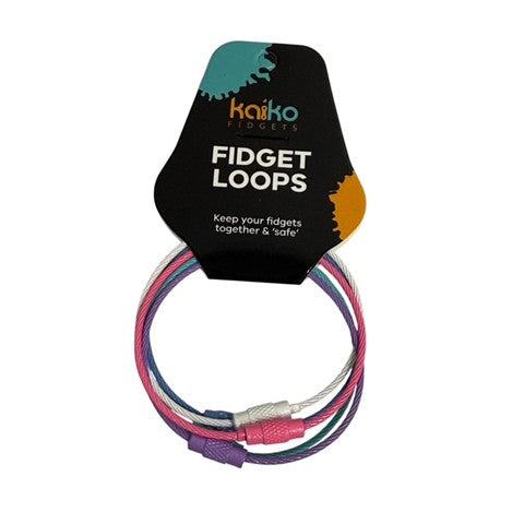 Fidget Loops by Kaiko - set of 5 detachable loops for storing fidgets