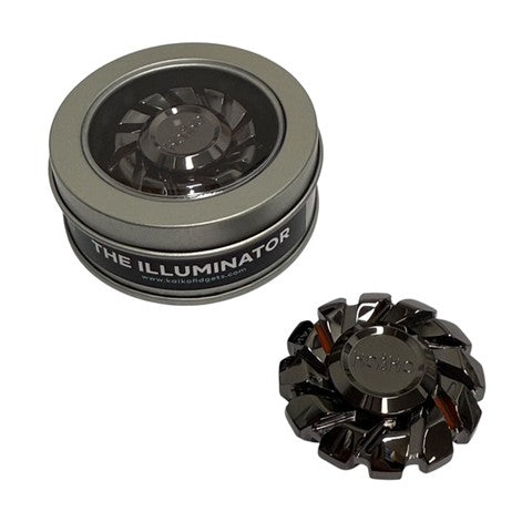 The Illuminator (UV light reacting) Weighted GLOW Spinner - 100 grams