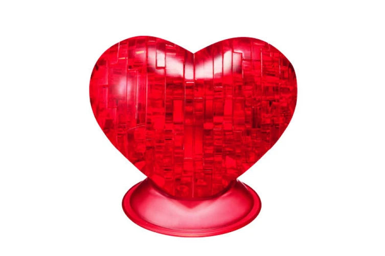 Crystal Puzzle Red Heart 3D Jigsaw