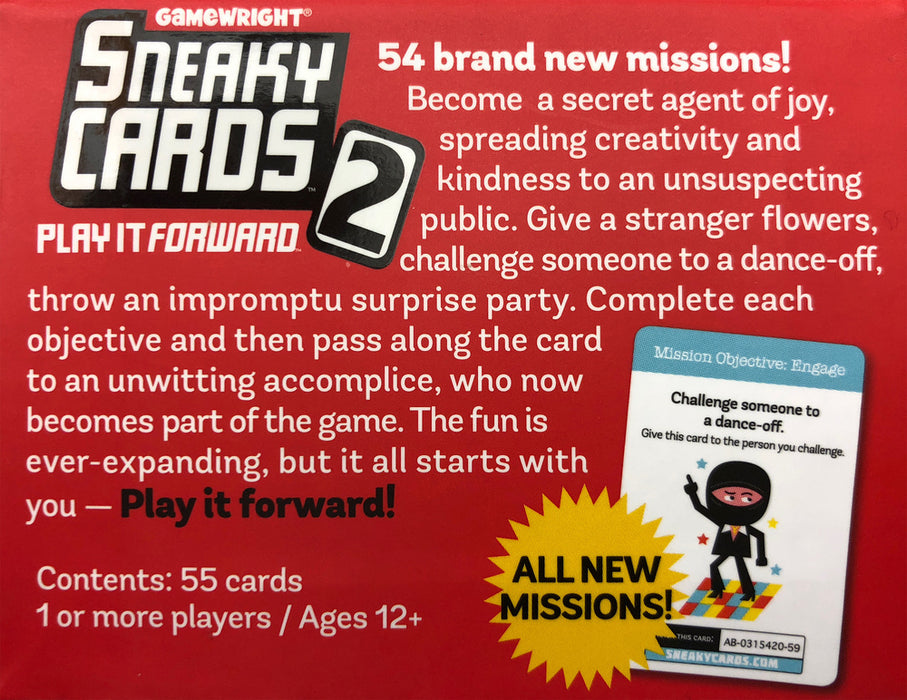 Gamewright SNEAKY CARDS 2 (Red)