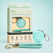KEYLARM personal safety alarm in Mist Teal