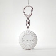 KEYLARM personal safety alarm in Pearl White