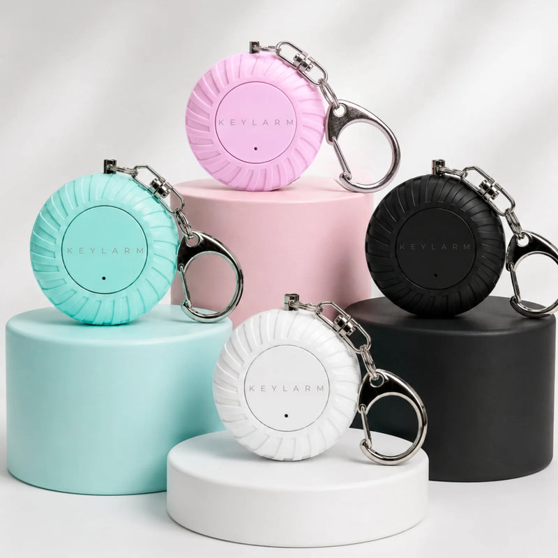 KEYLARM Personal Safety Alarm + LED Light - Be Heard. Be Seen.  Be Safe.