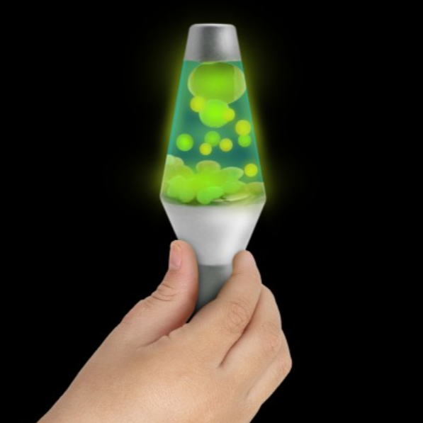 Lava Squish N Flow - Glow in the Dark Mini Lava Lamp Squishy