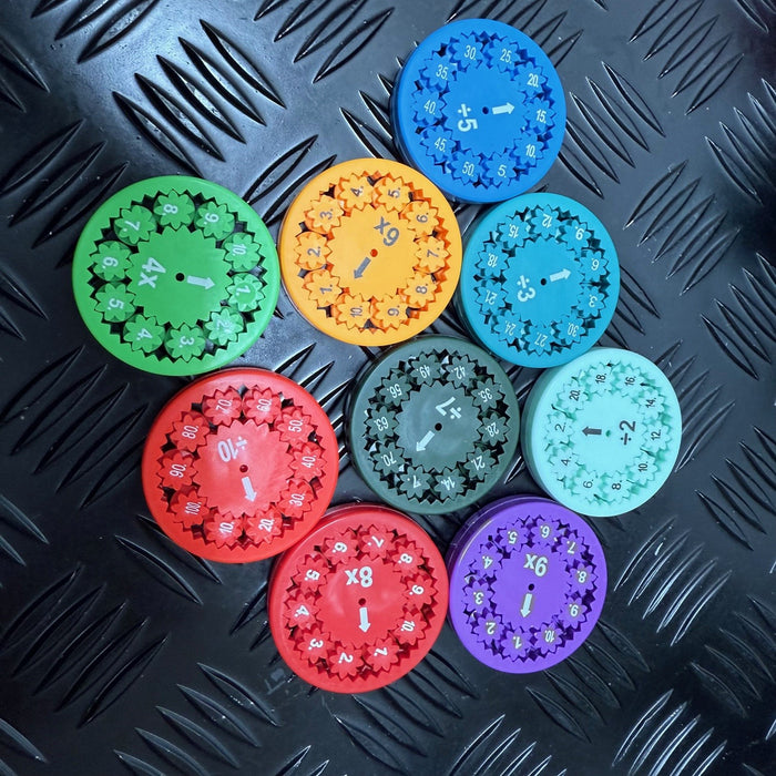 Math Fidget Spinner Box Set of all 9 Spinners