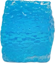 Blue textured Epic Squish Moon Cube