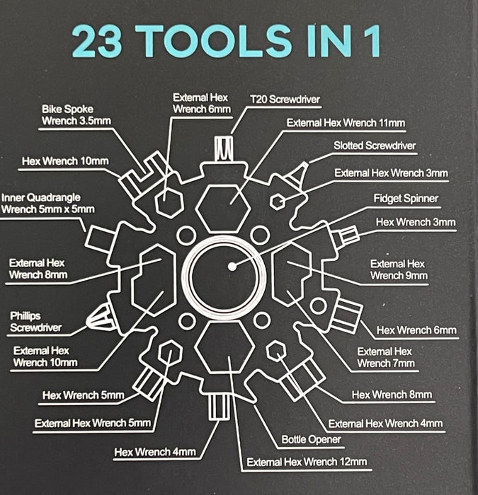 MULTI TOOL  Spinner - 23 tools in 1