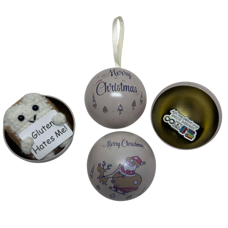 Christmas Ball Gifting Tins - Contents Sold Separately