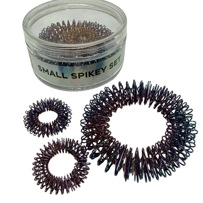Oil Slick Wrist and Finger Spikey Set - Small set with wrist and finger Spikeys