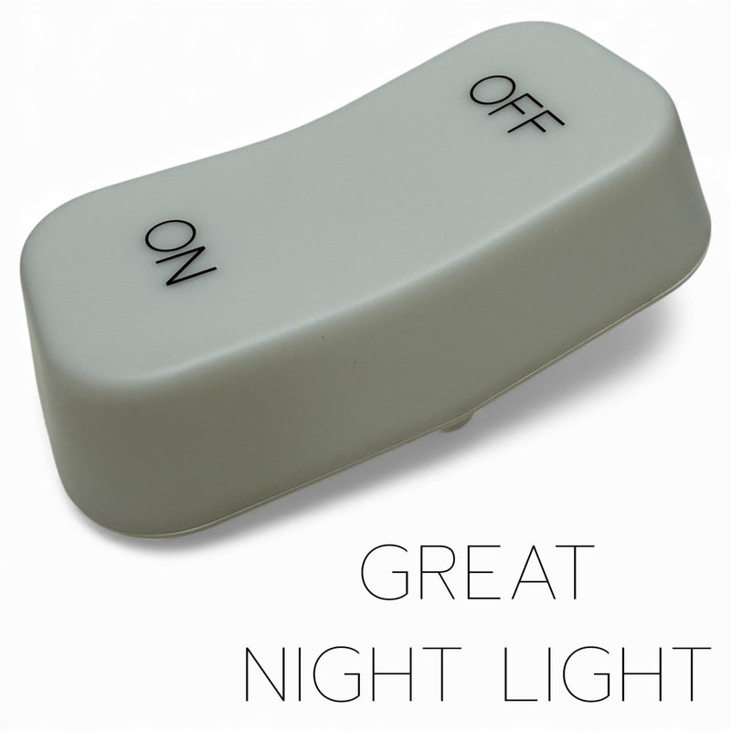 ON - OFF Switch Light  BRIGHT WHITE -  Great night light for teens & adults