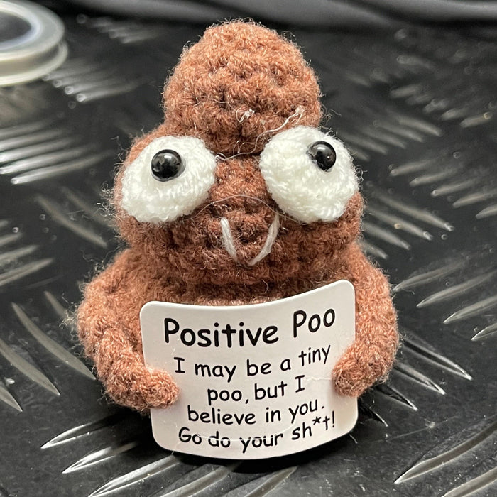 ミニかぎ針編みのぬいぐるみサポート - Positive Poo &amp; Positive Potato