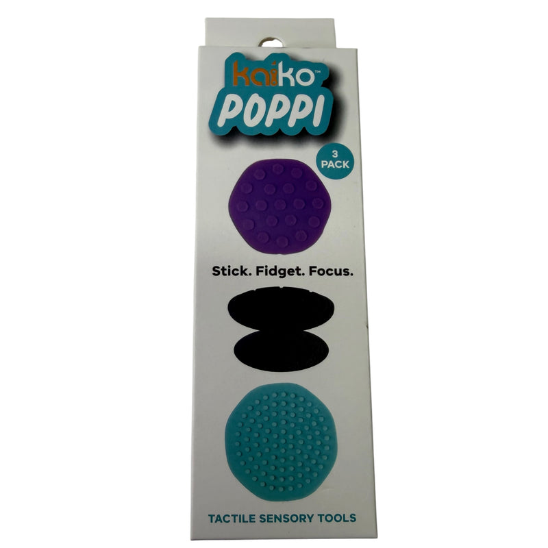 Kaiko POPPI tactile sensory tools retail packaging