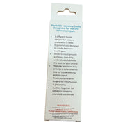 Back of Kaiko POPPI packaging showing sensory uses and safety information