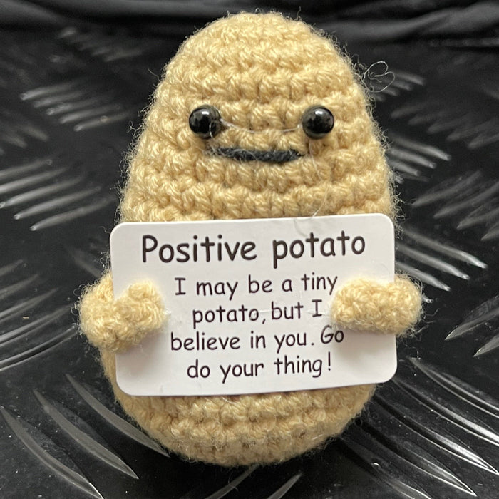 ミニかぎ針編みのぬいぐるみサポート - Positive Poo &amp; Positive Potato