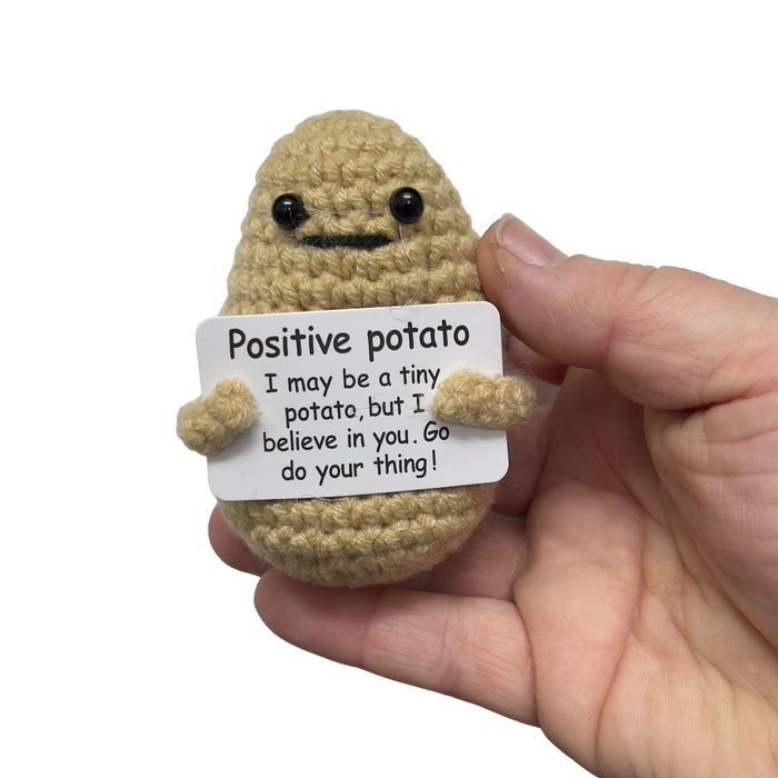 ミニかぎ針編みのぬいぐるみサポート - Positive Poo &amp; Positive Potato