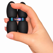 Kaiko Quad Roller held in one hand for smooth rolling movement