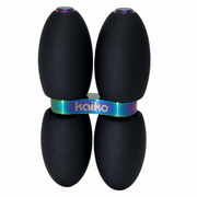 Front view of Kaiko Quad Roller with four black silicone rollers