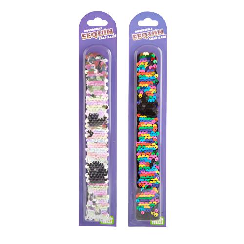 Sequin Snap Band with Reversible Colour Flip