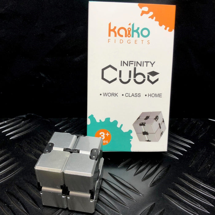 Silver Infinity Cube Fidget - 108 grams