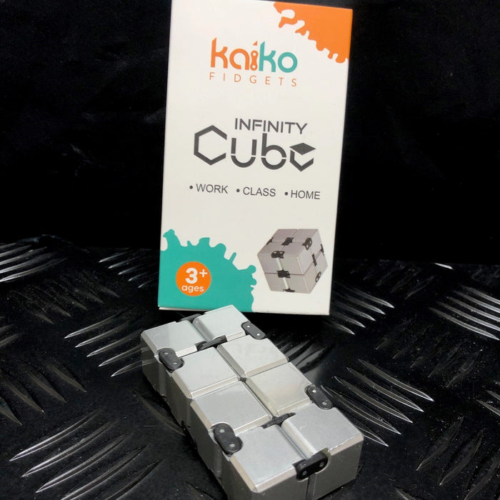 Silver Infinity Cube Fidget - 108 grams