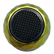 Textured black base of the Spectra Optical Spinning Gyroscope