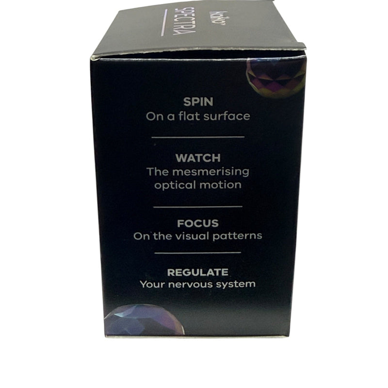 Spectra Optical Spinning Gyroscope held in hand for scale