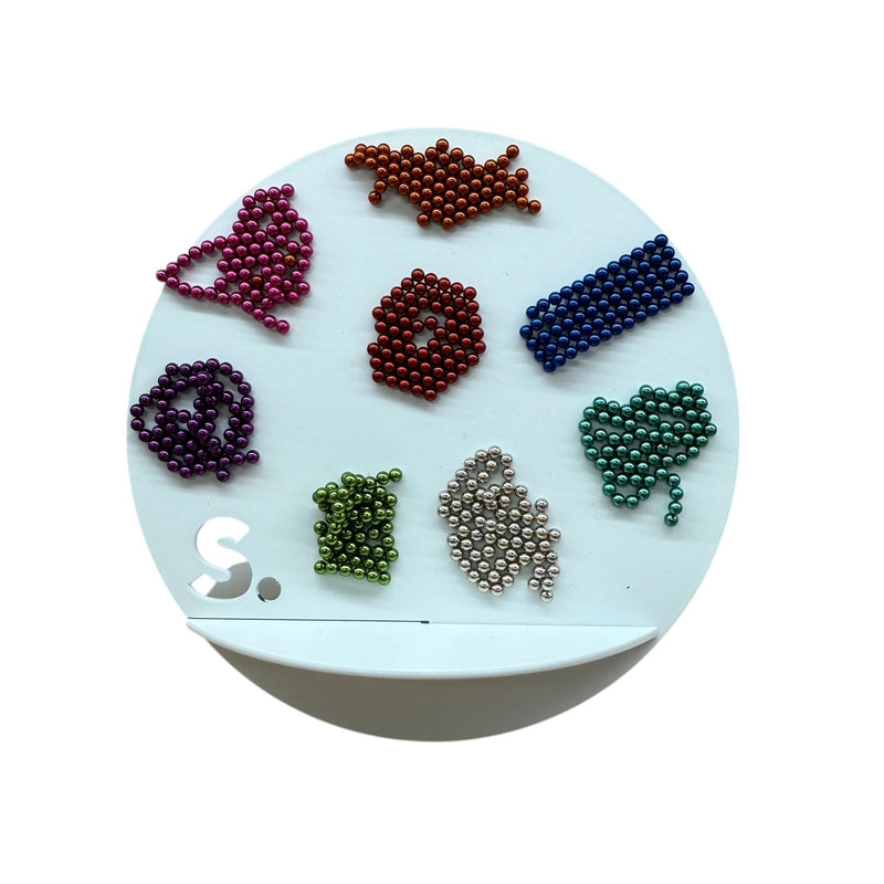 Speks Show Off Stand - White Stand for Displaying Speks magnets