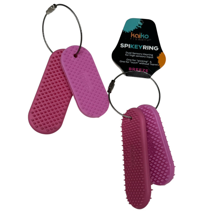 Spikeyring avec 2 supports sensoriels par Kaiko - Support 'Aïe'sans Harm &amp; 'Picking'