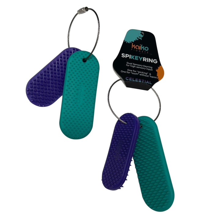 Spikeyring avec 2 supports sensoriels par Kaiko - Support 'Aïe'sans Harm &amp; 'Picking'