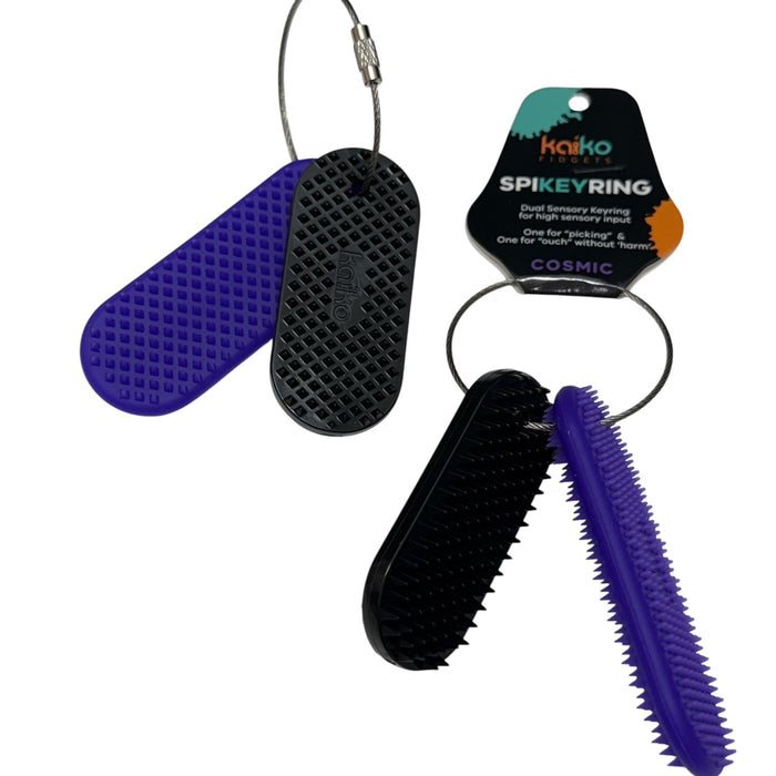 Spikeyring avec 2 supports sensoriels par Kaiko - Support 'Aïe'sans Harm &amp; 'Picking'