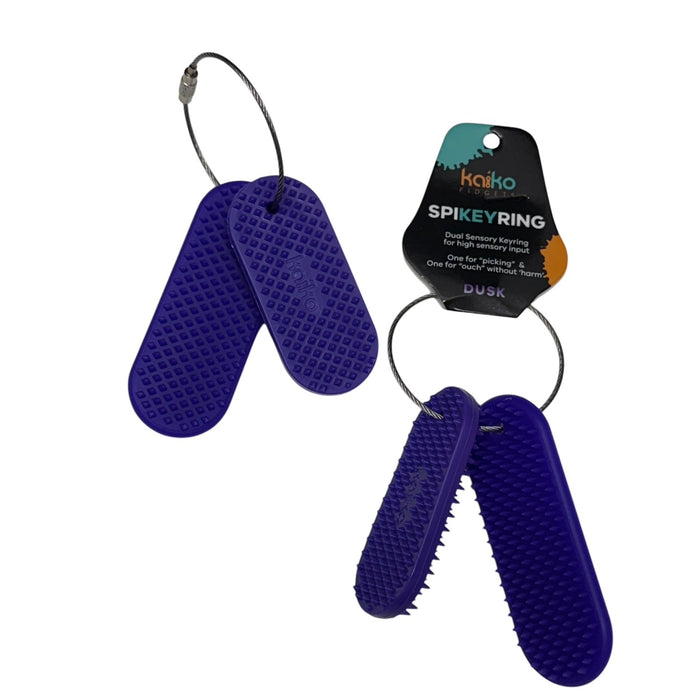 Spikeyring avec 2 supports sensoriels par Kaiko - Support 'Aïe'sans Harm &amp; 'Picking'