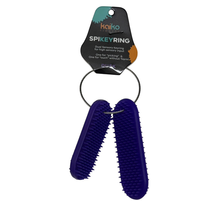 Spikeyring avec 2 supports sensoriels par Kaiko - Support 'Aïe'sans Harm &amp; 'Picking'