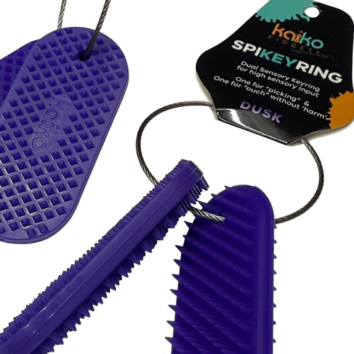 Spikeyring avec 2 supports sensoriels par Kaiko - Support 'Aïe'sans Harm &amp; 'Picking'