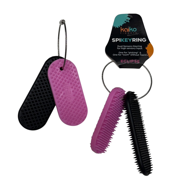 Spikeyring avec 2 supports sensoriels par Kaiko - Support 'Aïe'sans Harm &amp; 'Picking'