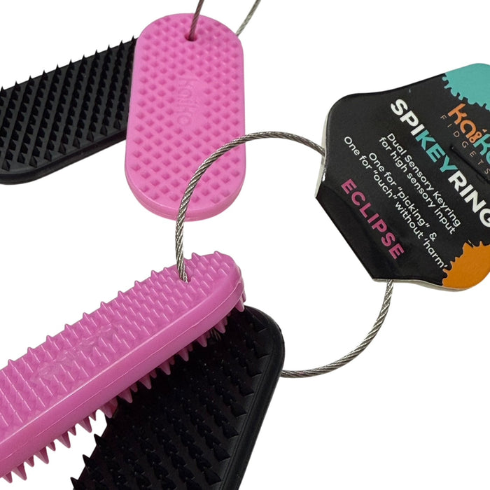 Spikeyring avec 2 supports sensoriels par Kaiko - Support 'Aïe'sans Harm &amp; 'Picking'