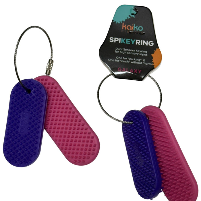 Spikeyring avec 2 supports sensoriels par Kaiko - Support 'Aïe'sans Harm &amp; 'Picking'