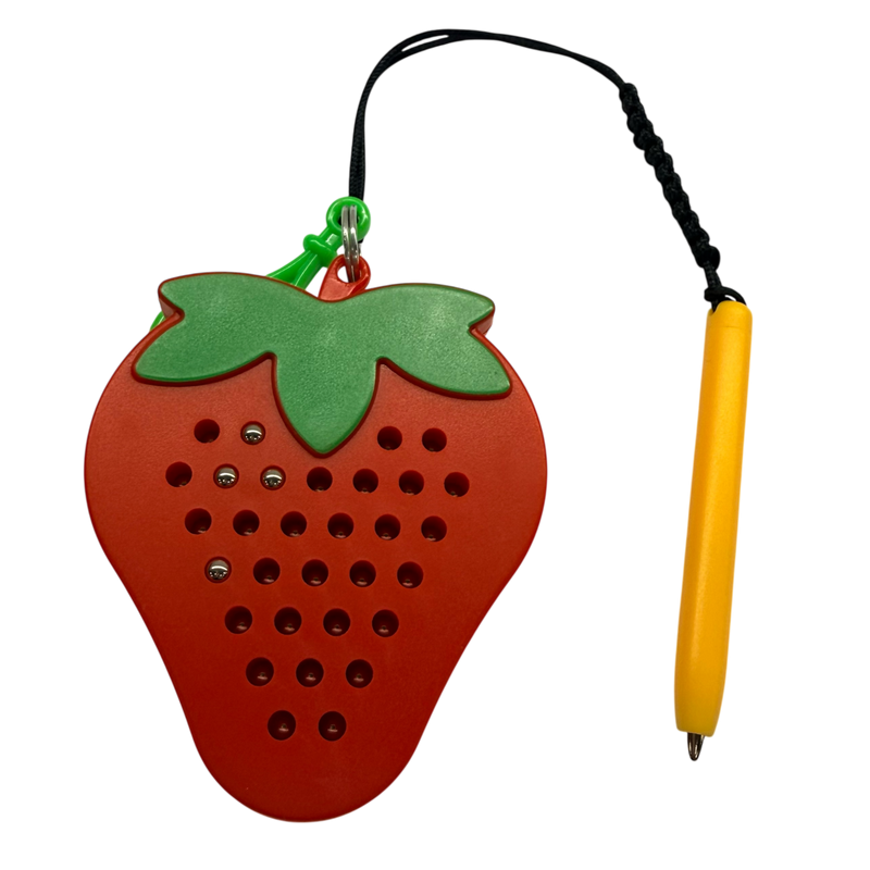 Strawberry Magnetic Pad Keyring