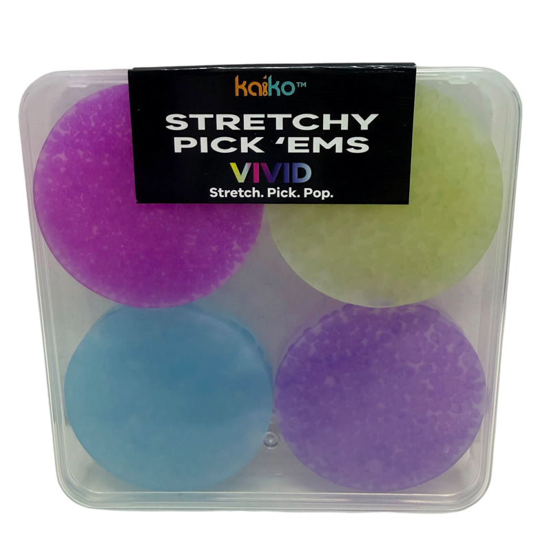 Stretchy Pick 'Ems Vivid set of four in Kaiko packaging