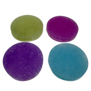 Four colourful Vivid Stretchy Pick 'Ems on white background