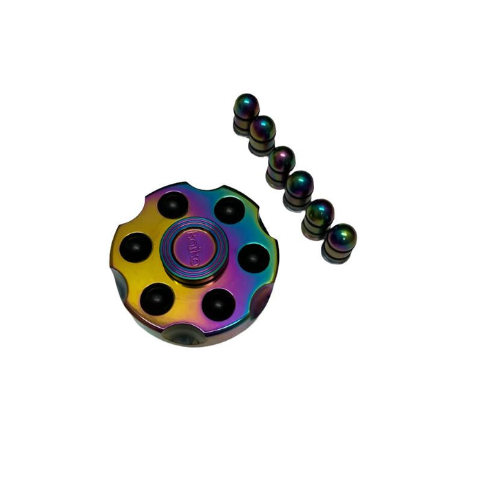 REVOLVER Spinner Fidget - Oil Slick Metal