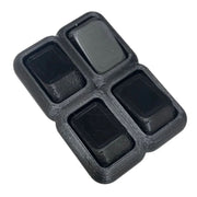 Button Switch 4 Black - Fidgets by Amelie-My Sensory Store