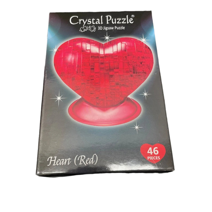 Crystal Puzzle Red Heart 3D Jigsaw