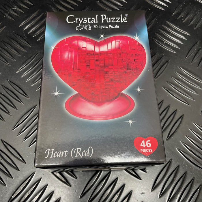 Crystal Puzzle Red Heart 3D Jigsaw