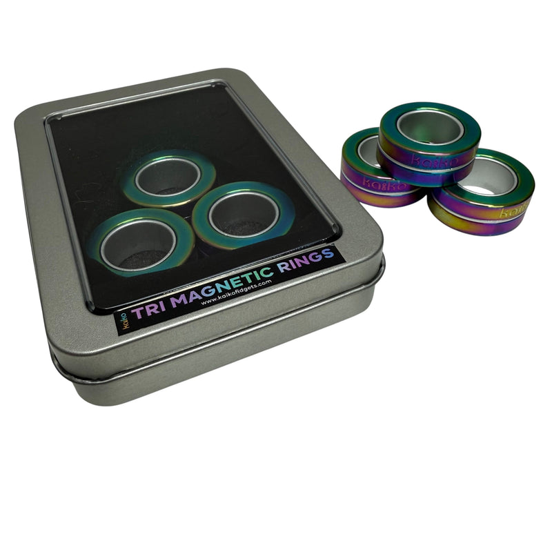TRI Magnetic Rings :  METAL  Kaiko Exclusive!
