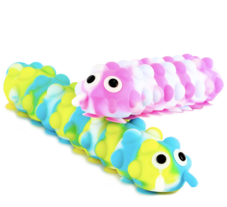 Tutti Frutti Caterpillar Pop & Suction Sensory Tool