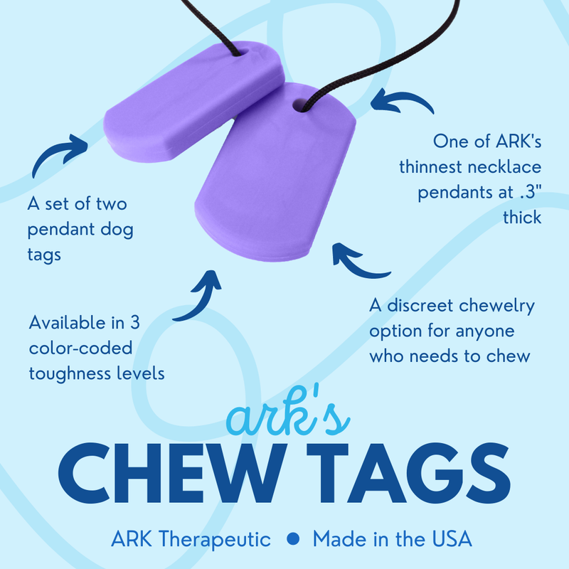 ARK Chew TAGS - 2 tags on cord