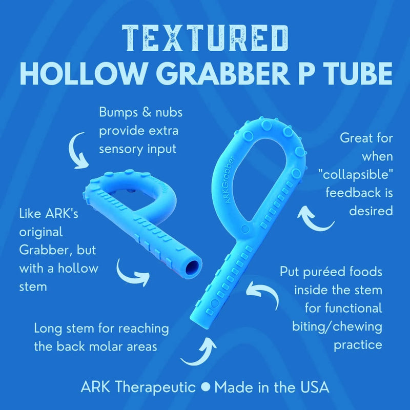 ARK HOLLOW & Textured P Grabber Oral Hand Chew
