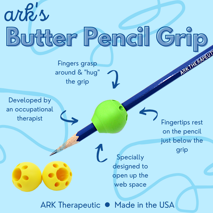 ARK Twin pack of Butter Grips for Pen or Pencil