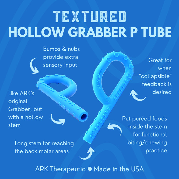 ARK HOLLOW & Textured P Grabber Oral Hand Chew