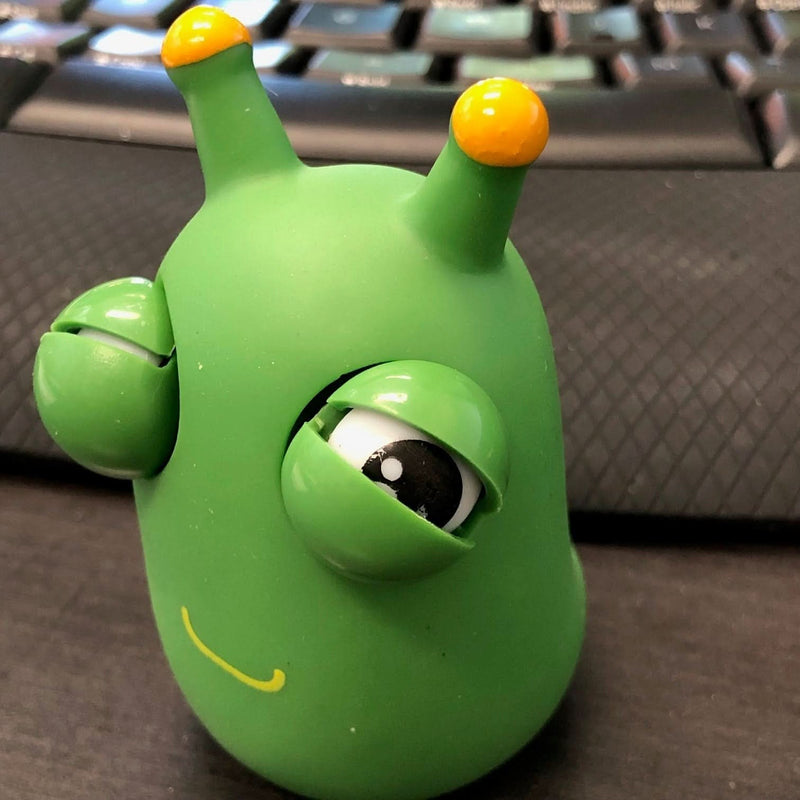 "Slyder" the Eye Popping Caterpillar Fidget